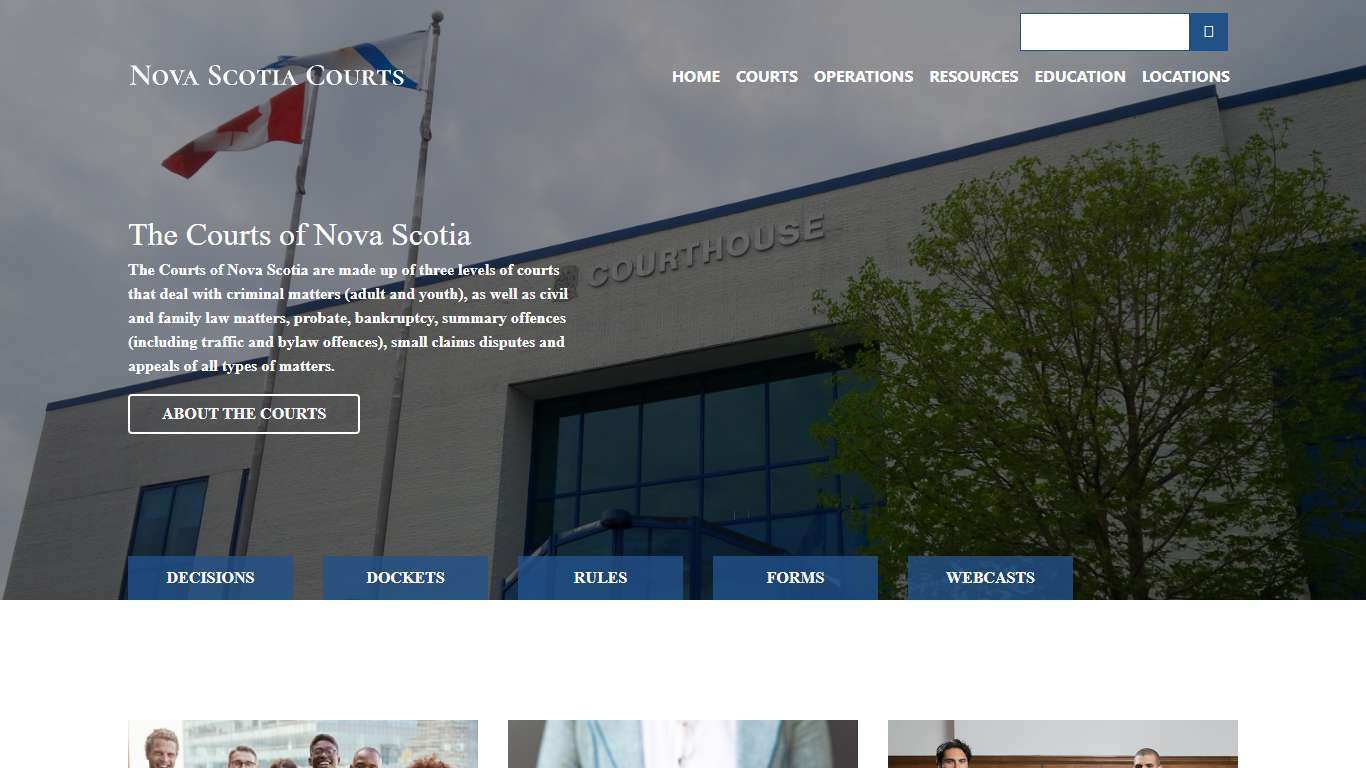 The Courts of Nova Scotia | The Courts of Nova Scotia