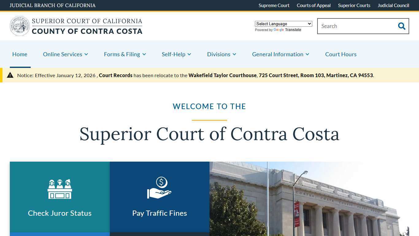 Home | Superior Court of California | County of Contra Costa